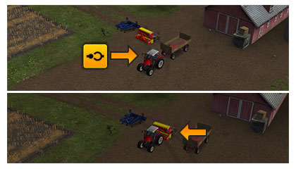 how to pick up hay bales on farming simulator 14