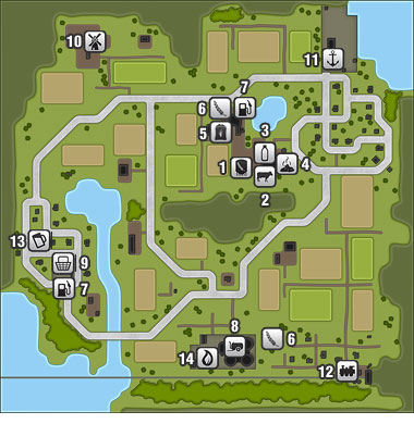 farm simulator 14 map