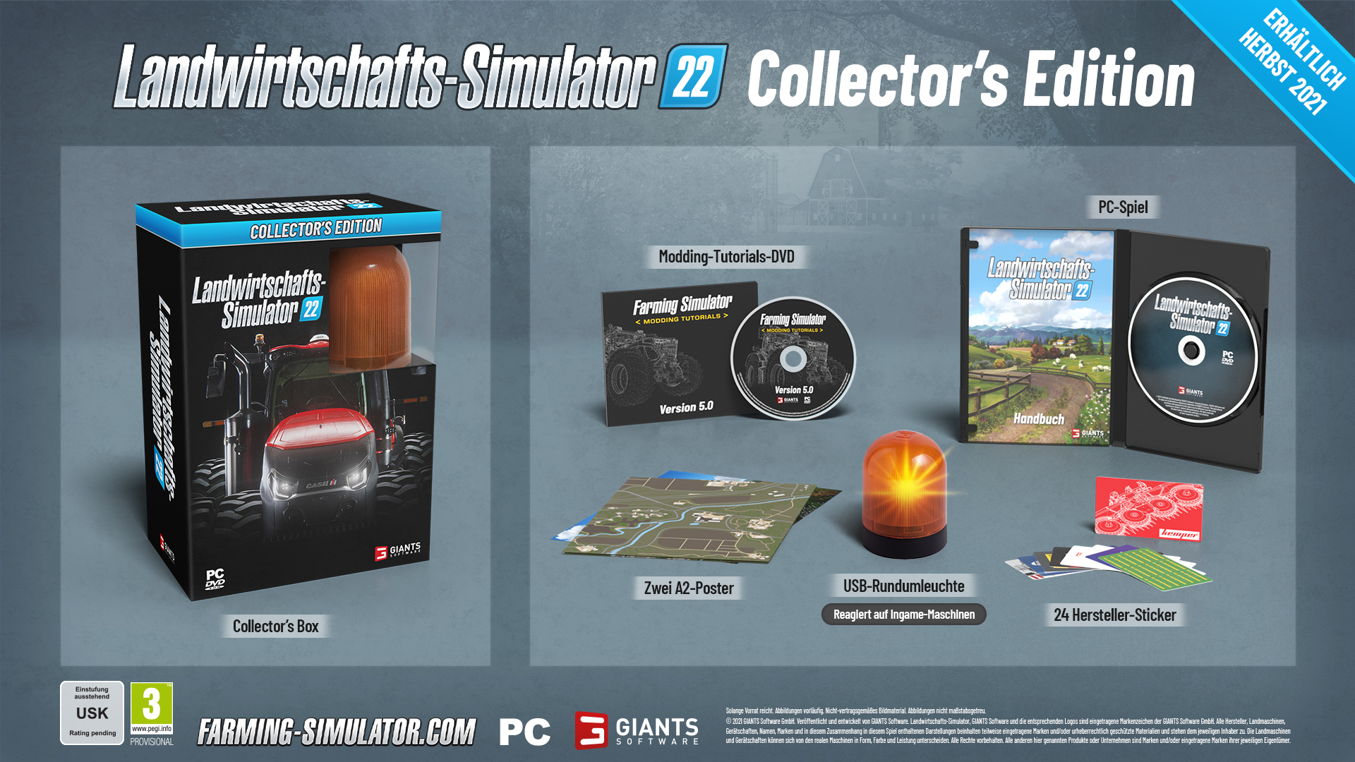 LANDWIRTSCHAFTS-SIMULATOR 22 RUNDUMLEUCHTE  [PC] PC Gaming &  Gaming-Zubehör - MediaMarkt