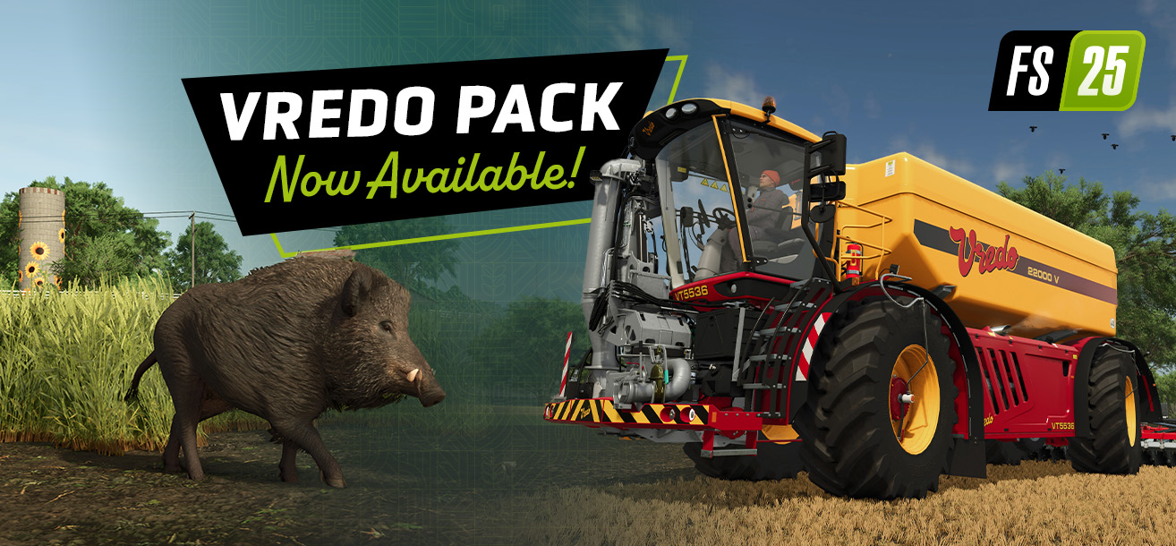 Vredo Pack: Nachsaat und Wildschweine jetzt erhältlich!