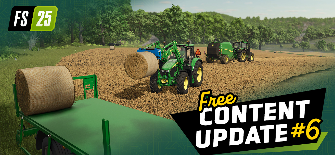 Mehr John Deere: Gratis Content-Update #6 + Patch 1.19 für FS25