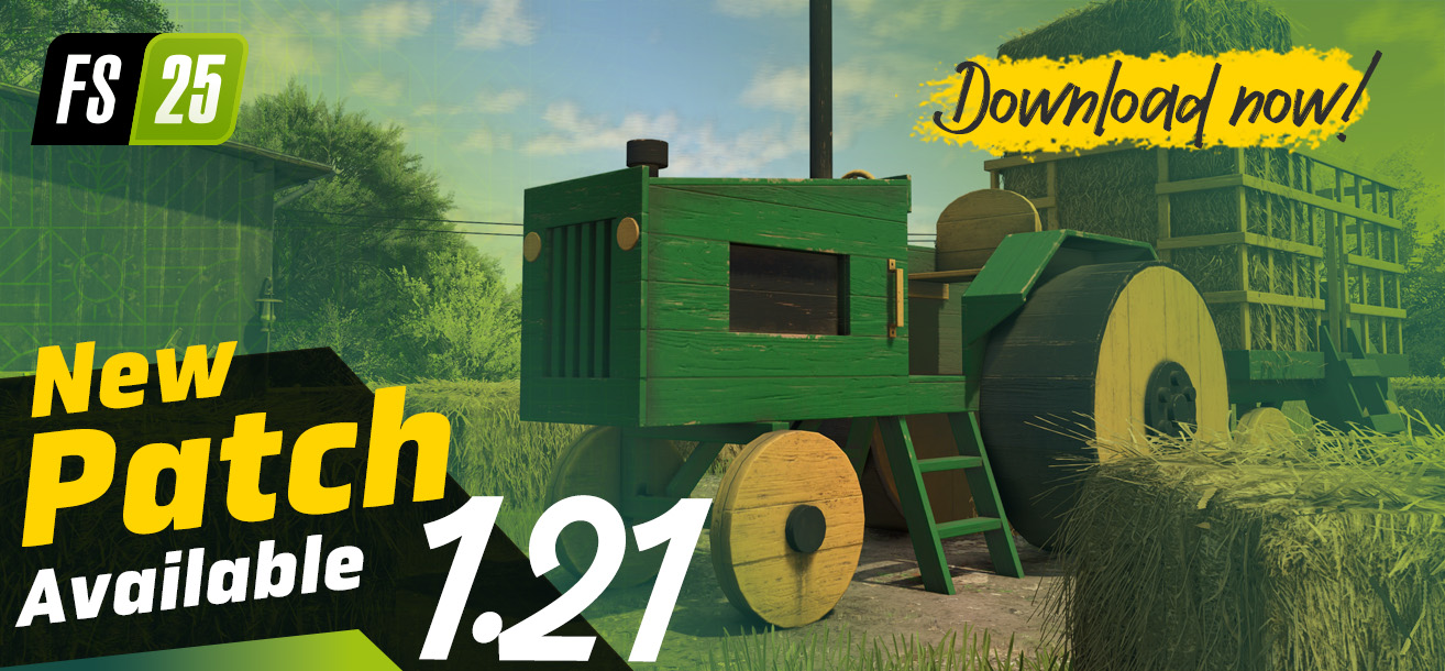 Patch 1.21 for Farming Simulator 25 now available