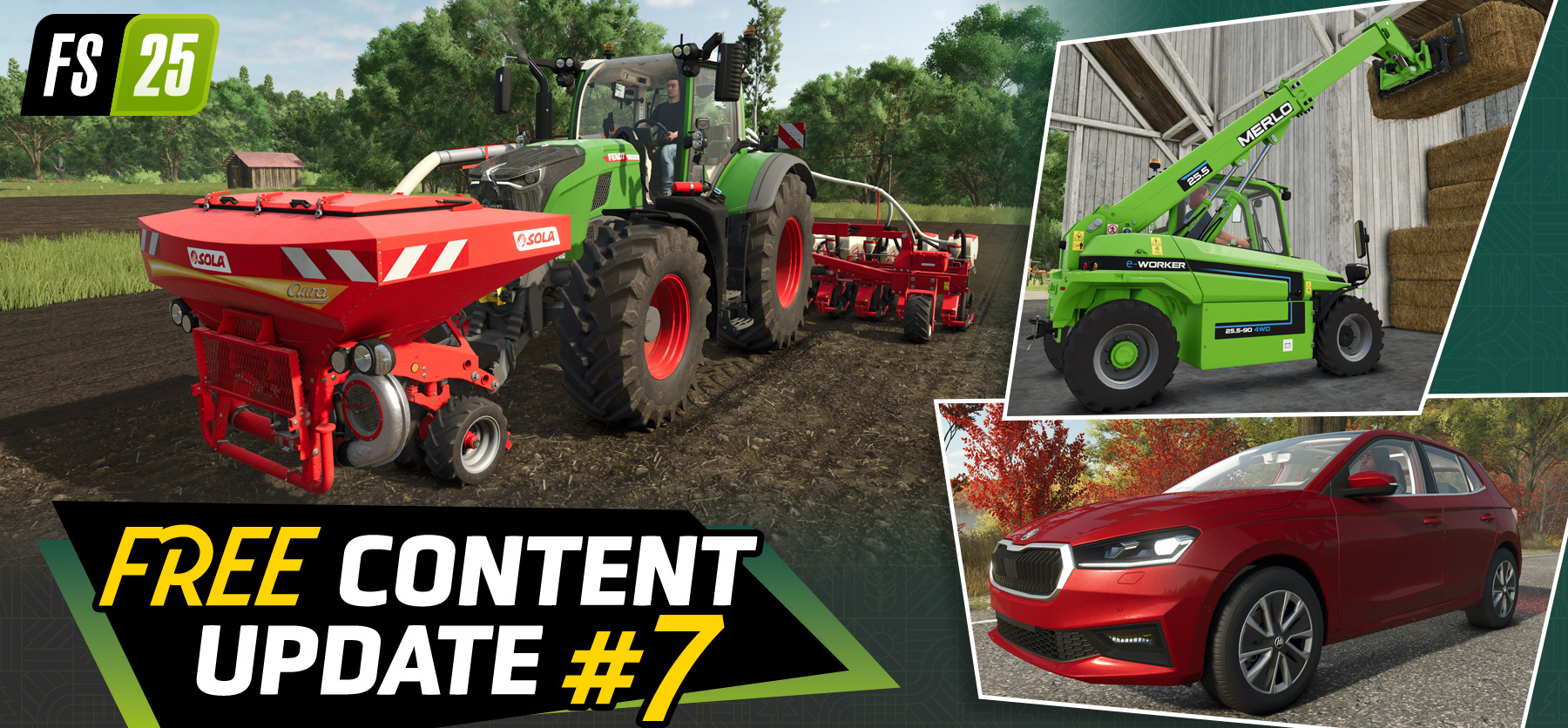 Free Content Update #7 + Patch 1.24 for FS25