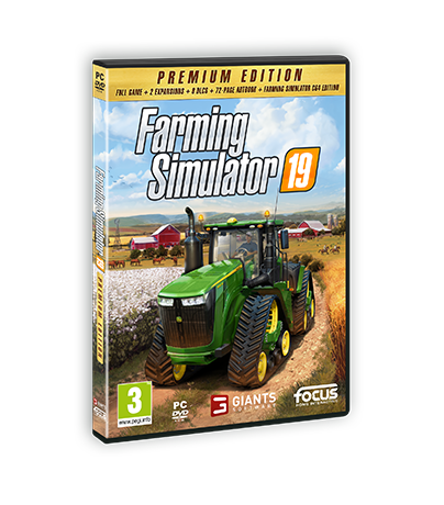 Product cover: Farming Simulator 19 Premium Edition