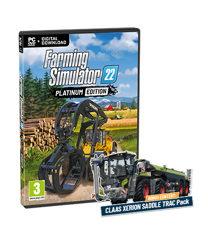 Product cover: Farming Simulator 22 Platinum Edition