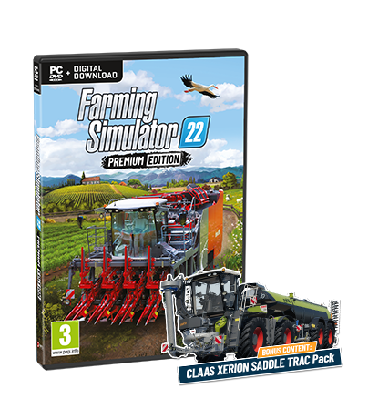 Product cover: Farming Simulator 22 Premium Edition