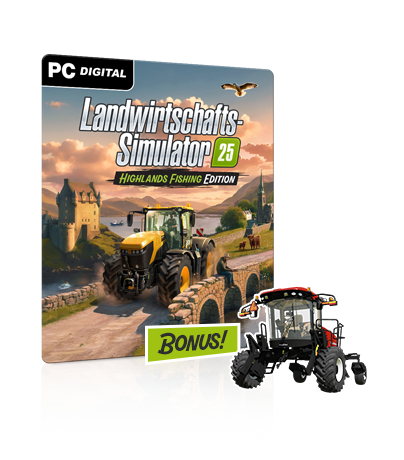 Product cover: Landwirtschafts-Simulator 25 Highlands Fishing Edition