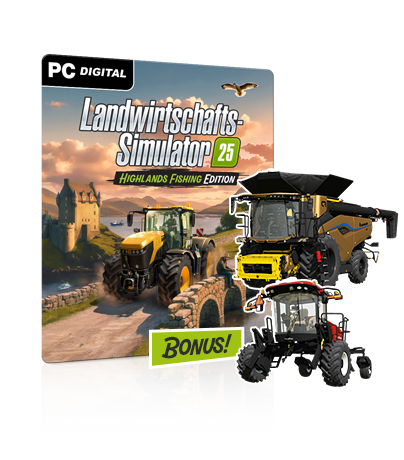 Product cover: Landwirtschafts-Simulator 25 Highlands Fishing Edition