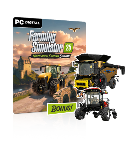 Product cover: Farming Simulator 25 Highlands Fishing Edition