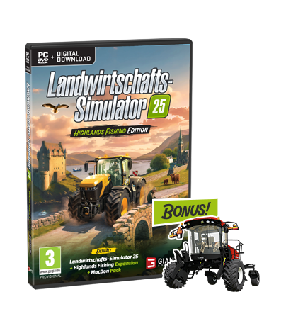 Product cover: Landwirtschafts-Simulator 25 Highlands Fishing Edition