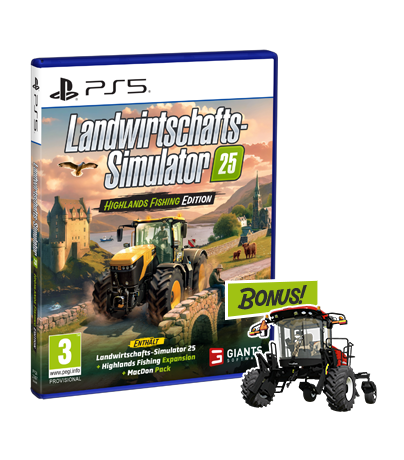 Product cover: Landwirtschafts-Simulator 25 Highlands Fishing Edition