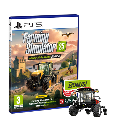 Product cover: Farming Simulator 25 Highlands Fishing Edition