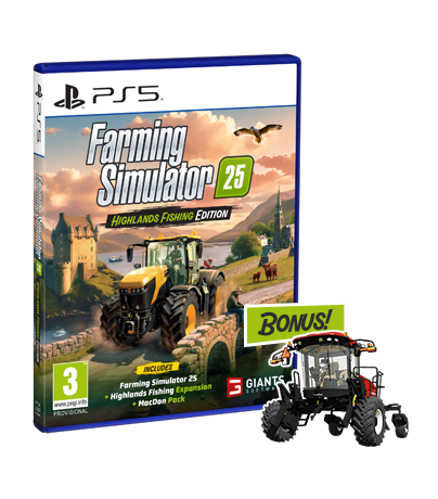 Product cover: Farming Simulator 25 Highlands Fishing Edition