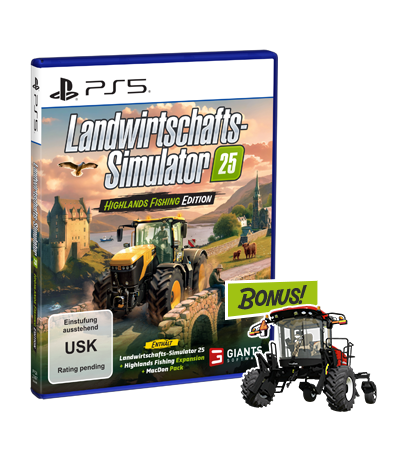 Product cover: Landwirtschafts-Simulator 25 Highlands Fishing Edition