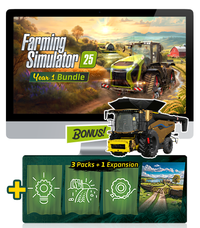 Product cover: Farming Simulator 25 - Year 1 Bundle